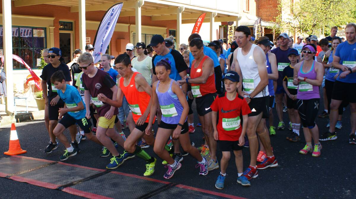 All ages champions: The Carcoar Cup Running Festival isn't just about international stars and prize money, it's also about having fun with online entry continuing until the weekend.