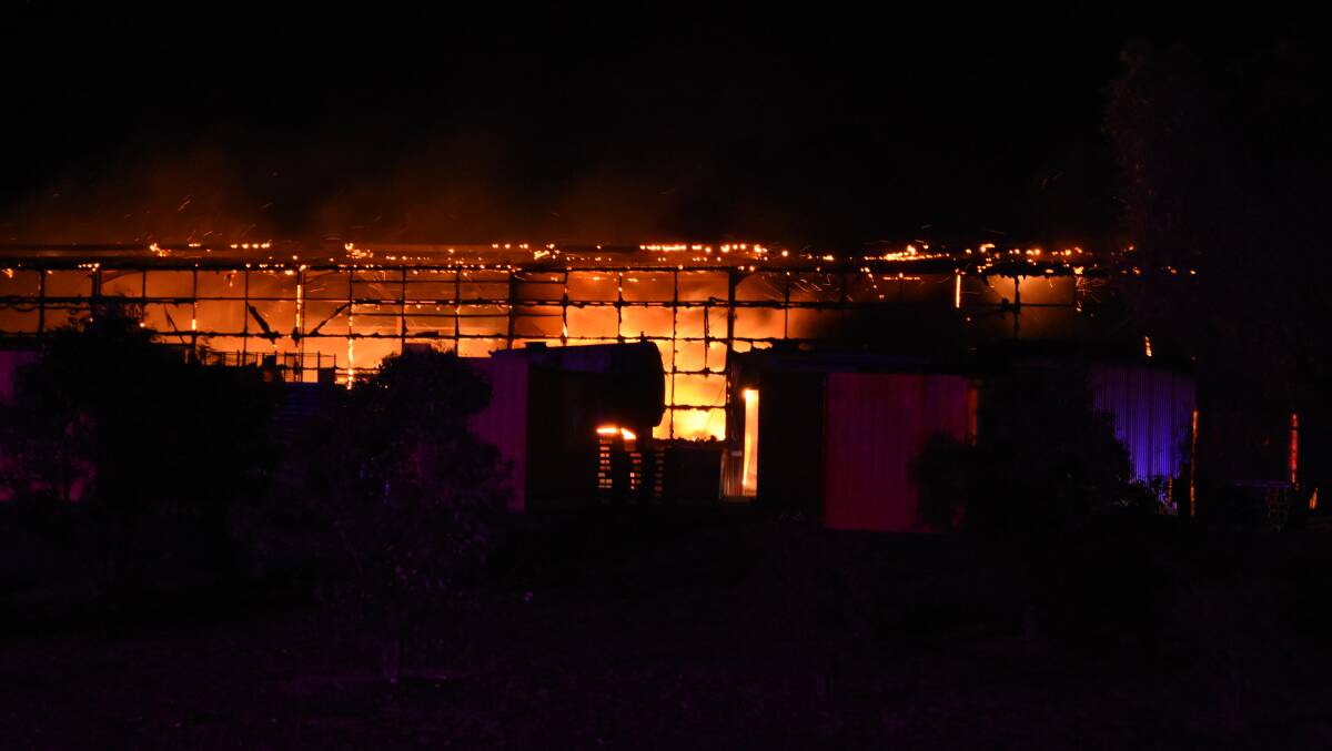 Images of Tuesday night's dramatic blaze