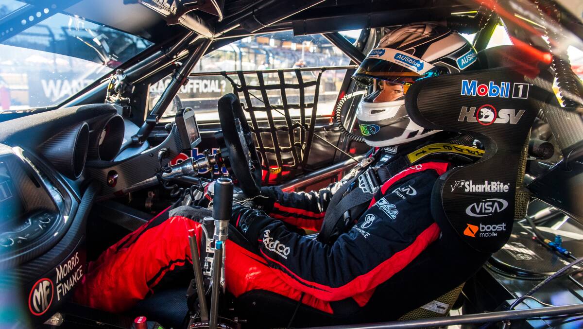 NEW OFFICE: After placing fifth at Bathurst last year for DJR Team Penske, Scott Pye will line up for the HSV Racing Team this October. He will share his Commodore with Warren Luff. Photo: DANIEL KALISZ