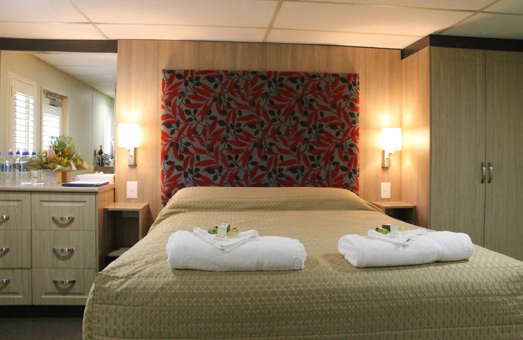 A touch of luxury … provided in this case by a Murray Princess stateroom.