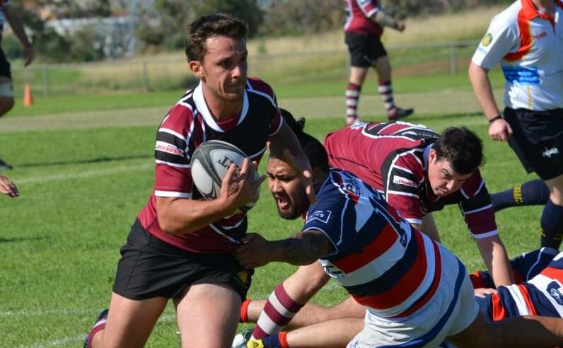 HE'S BACK: Johnny Rathbone helped guide Parkes to victory on Saturday.
