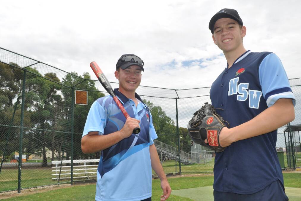 BATTER UP: Tom Zeylemaker and 
Mac Reith-Snare are preparing to 
take NSW to a national under 
19s title in the new year.
Photo: NICK McGRATH