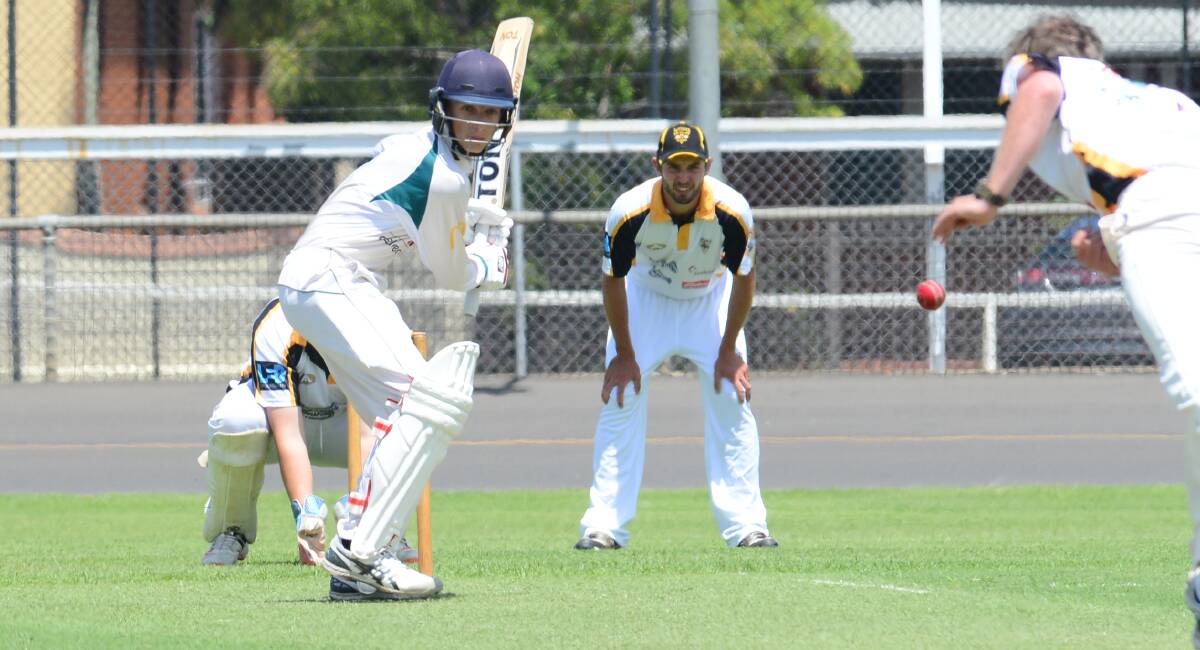 IN THE RUNS: Dubbo's Tom Coady helped get Western off to a winning start at the Kookaburra Cup on Monday. Photo: PAIGE WILLIAMS