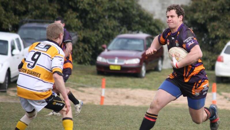 ON TOP: Lithgow Workies captain-coach Chris Rhodes