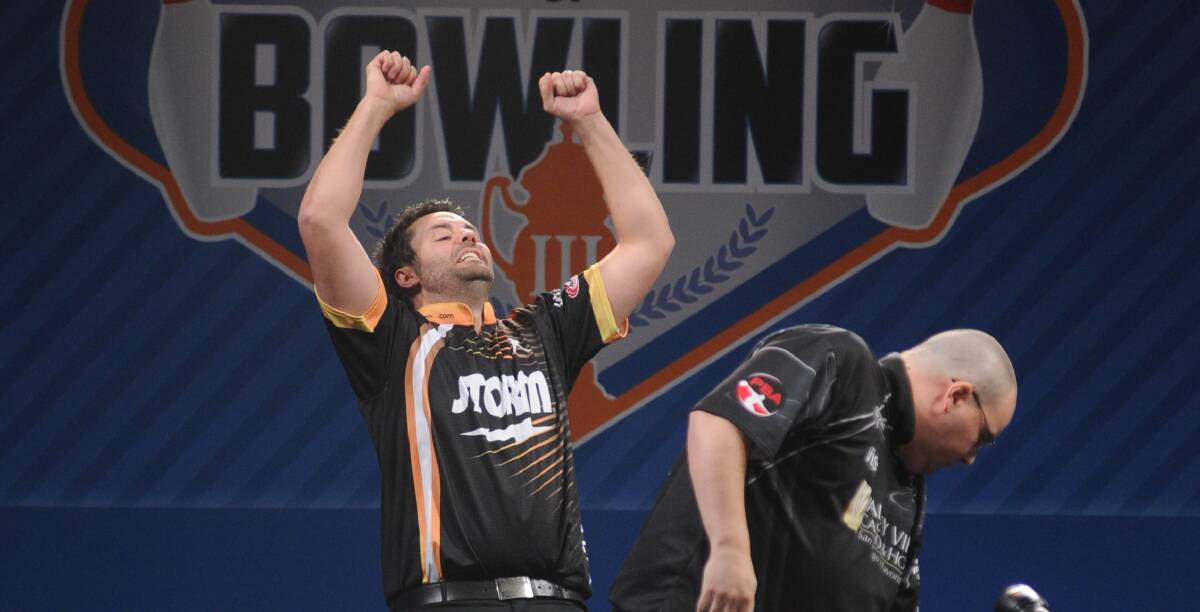 ON TOP OF THE WORLD: Jason Belmonte won the World Series of Bowling on Monday, his third major title this year placing him in upper echelon of tenpin bowlers in the world. Photo: PBA.COM
