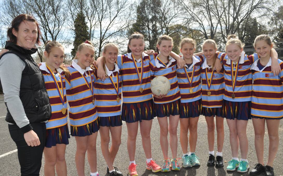 WHAT AN EFFORT: The Catherine McAuley netball side has proved it can match it with the best sides across two tournaments. Photo: NICK McGRATH