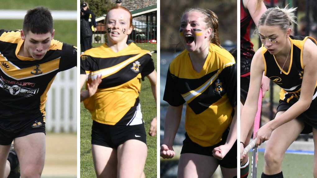 Orange dominated in the rugby league, athletics, girls' soccer and hockey throughout the 2023 Astley Cup competition. Pictures by Carla Freedman and James Arrow