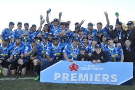CHAMPS: Blayney proved too strong for Temora, winning the GrainCorp Cup south grand final 47-8 at King George Oval. Photos: NICK McGRATH