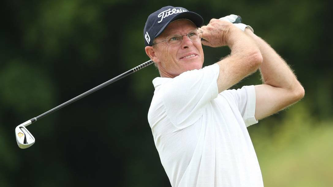 SHOOTING WELL: Steve Conran said he played pretty well to win the 2017 Legends Pro-Am at Forbes last Friday, firing two-under par. 