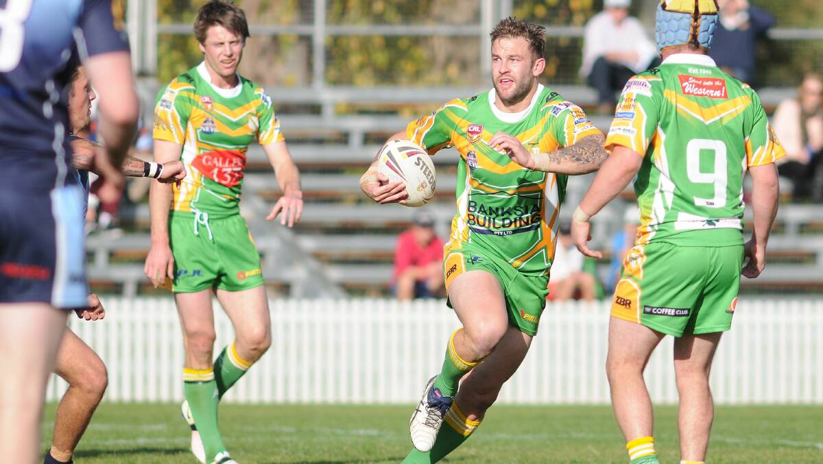 CLASS: Green and golds centre Brock McGarity is enjoying his footy in 2016. Photo: STEVE GOSCH