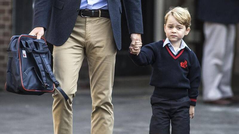 The four-year-old, Prince George. Photo: AAP