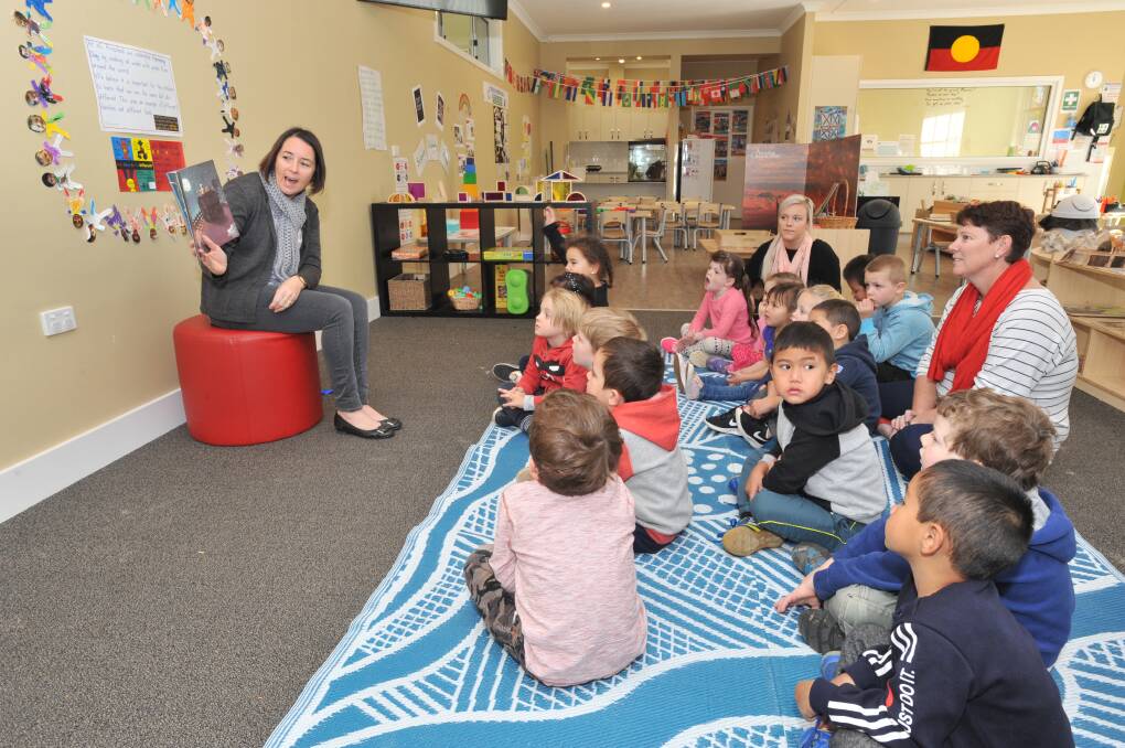 Children took part in National Simultaneous Storytime in Orange on Wednesday morning.