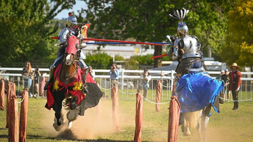 Jousting in action. Picture supplied