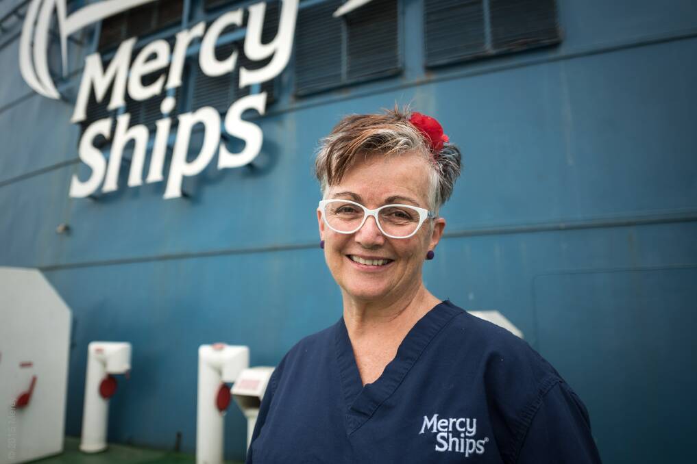 MERCY WORK: Former Orange resident Therese Knight has returned to Australia following six weeks of helping people in the West African nation of Benin. 