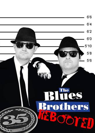 REVIVAL: Christian Clackson as Elwood and Shane Peters as Jake are on a mission to entertain and will hit the stage in the Blues Brothers Rebooted. Photo: SUPPLIED