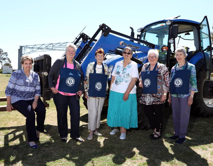 COUNTRY HOSPITALITY: CWA Central West members Bev Worral, Jan Young, Margaret Brown, Joy Press Helena Donaldson and Helen Southwell. Photo: ANDREW MURRAY 1010amcwa11811