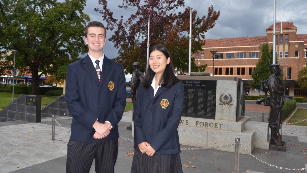 MUSICAL TRIBUTE: Jack Daintith and Yolanda Wu will pay tribute to Australian servicemen and women when they sing at the Orange Anzac Day services. Photo: TANYA MARSCHKE
