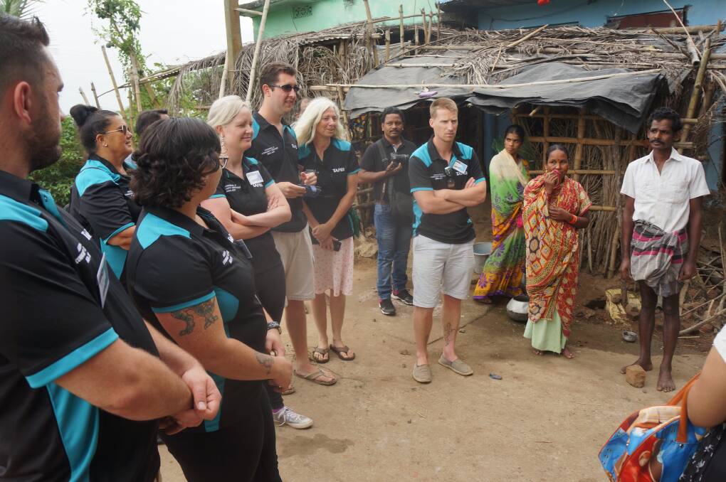 Orange and Bathurst TAFE students have returned from a recent visit to India. Photos: SUPPLIED