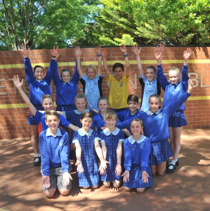EXCITED TO PERFORM: Students from Bletchington Public School will dance at the School Spectacular in Sydney later this month. Photo: JUDE KEOGH 1102jkspec3