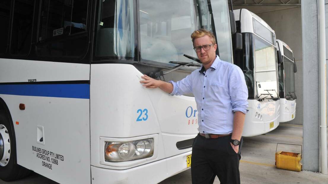 PRICES REDUCED: Tim Smith from Orange Buslines said 96 per cent of passengers will pay cheaper fares or see no change to fares next month. FILE PHOTO