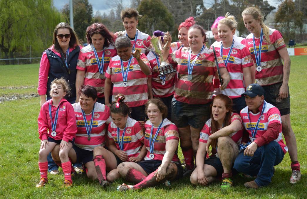 EAGLE ROCK: Cowra claimed the Blowes Clothing Cup women's premiership with a 22-7 win over Mudgee. Photos: MATT FINDLAY