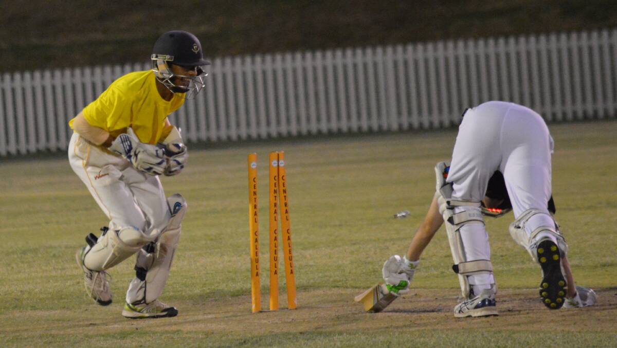 Matty Findlay was at Wade Park on Tuesday night to snap the Black team's win in the Select T20.