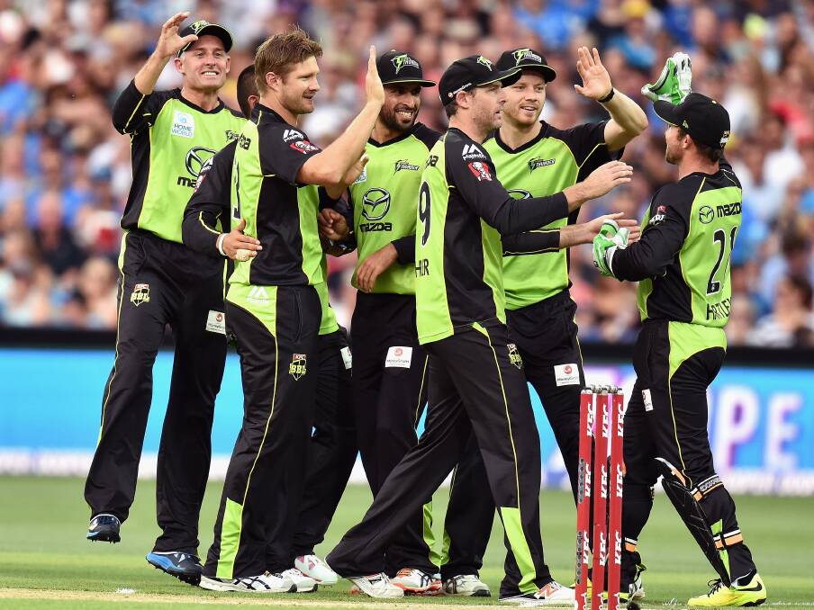 THUNDER ROLLING IN: It was confirmed on Friday that the Sydney Thunder will play against Hong Kong at Wade Park in December. Photo: GETTY IMAGES