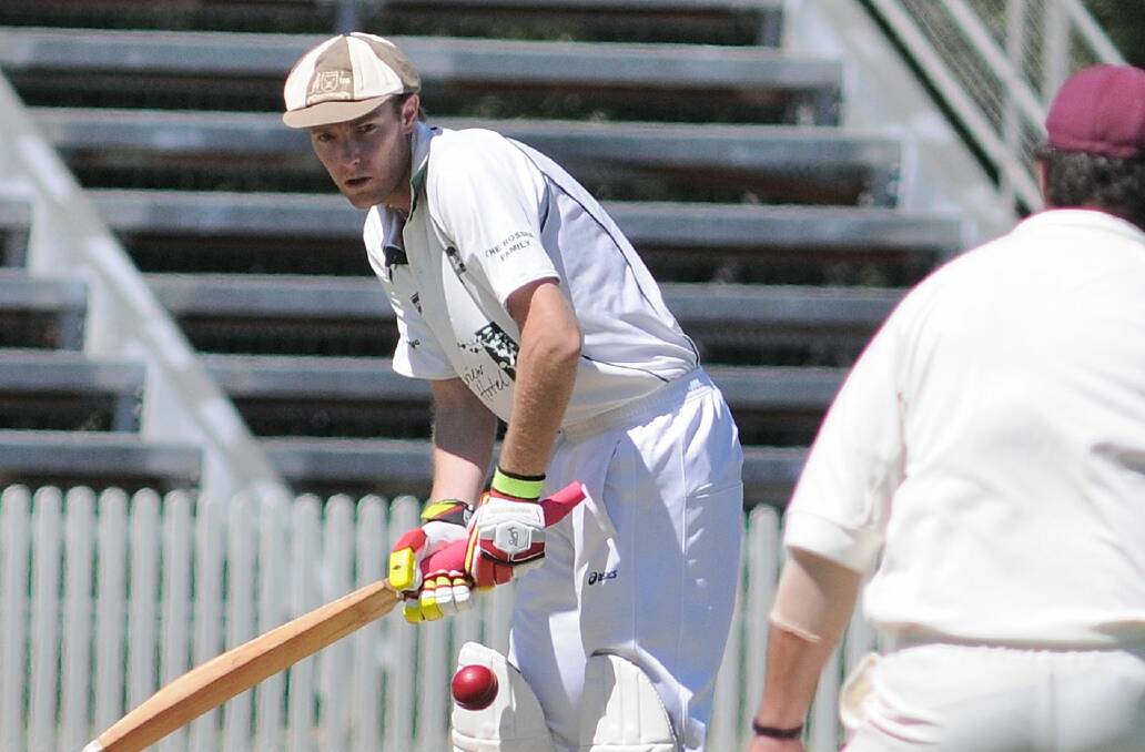 CENTURION: Shaun Grenfell's ton on Saturday against Cavaliers was the first of the ODCA top grade summer. Photo: STEVE GOSCH