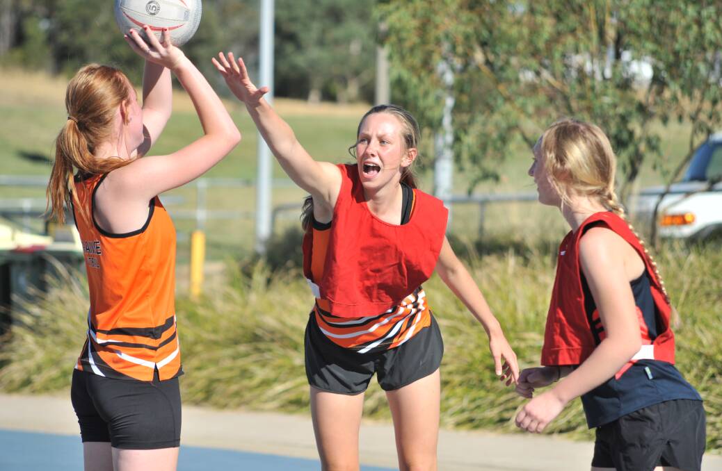 The Thunder girls' under 15s side has been training ferociously for this year's State Championship