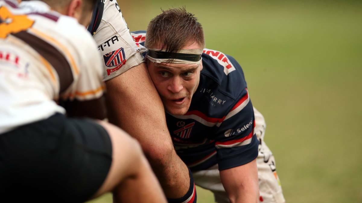 BEASTIE BOY: Gus Brotherton, pictured during his Shute Shield debut, could play at Wade Park if he can win a spot in Easts' top grade side. Photo: PAUL SEISER/www.spaimages.com.au