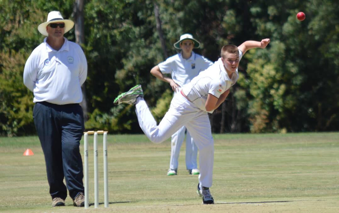 SPINNING SPEARHEAD: Lachlan Smith has been unbelievable with the ball this summer, snaring 13 wickets at 5.45 with his leg spinners. Photo: MATT FINDLAY