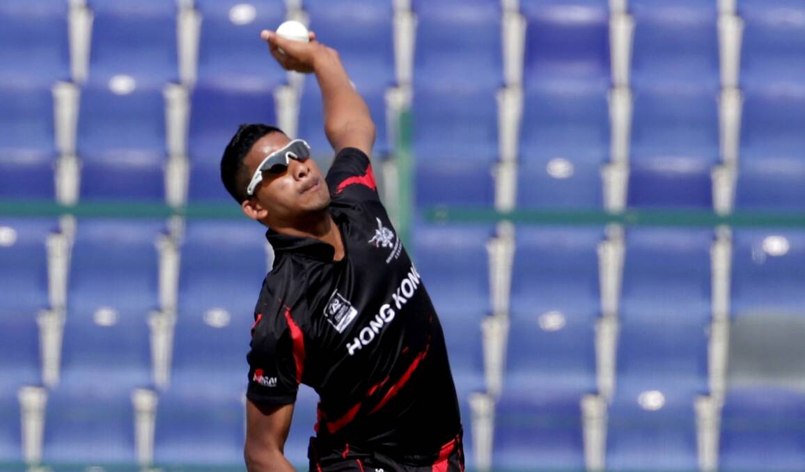 KEY PLAYER: Nadeem Ahmed is Hong Kong's frontline spinner and boasts a good T20 record. His battle to come out on top of the Thunder batsmen will be one to watch on a Wade Park wicket which has been pretty conducive to turn this summer. Photo: GETTY IMAGES