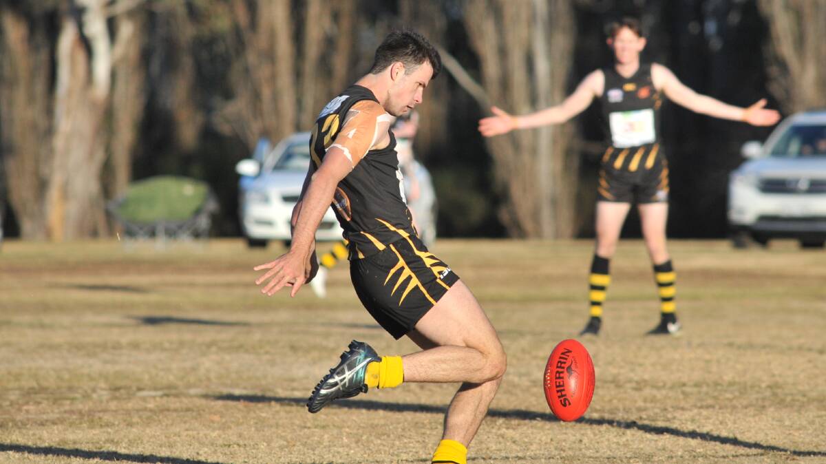 BIG CHALLENGE: Brent Tucker and the Orange Tigers head to Burrangong Oval to face Young this weekend. Photo: JUDE KEOGH