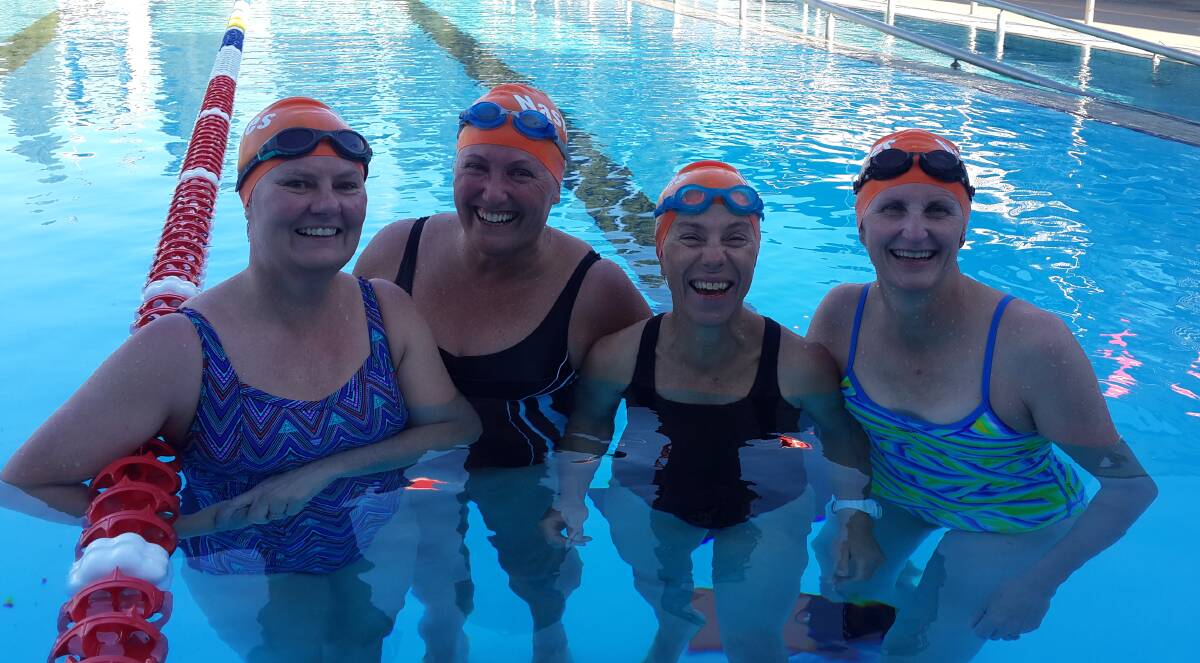 SUPERFISH: Jo Ellis-Peck, Hilda Tovey, Carmen King and Sarah Holman are headed to New Zealand to swim for their country. Photo: CONTRIBUTED