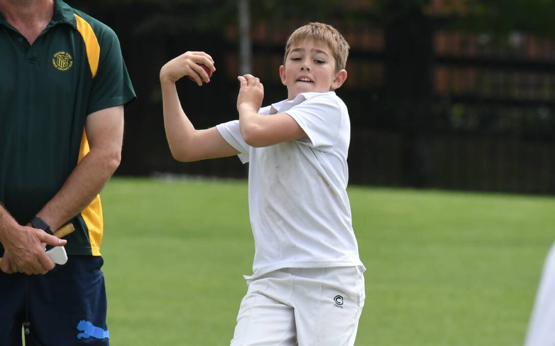 DECIDER BOUND: Angus Tremain and his CYMS Green side will try to take down Orange City in Saturday morning's Orange District Junior Cricket Association under-12 grand final. Photo: JUDE KEOGH