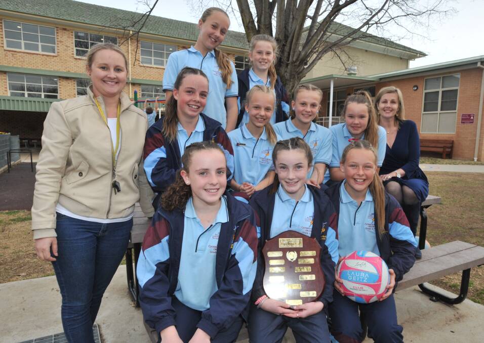 RETURN OF THE MAC: Catherine McAuley has made its way to the Netball NSW Schools Cup final eight for the second time. Photo: JUDE KEOGH