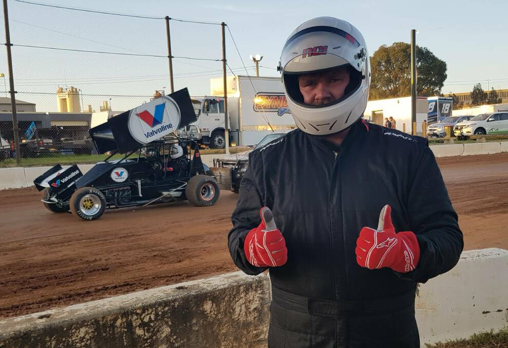 CALM BEFORE THE STORM: After a ride in a two-seater sprintcar, I can safely say that speedway is most definitely not just 'people driving pretty quickly in a circle'.