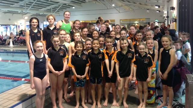 SUPERFISH: City of Orange Swim Club's successful Mountains and Plains contingent. Photo: CONTRIBUTED