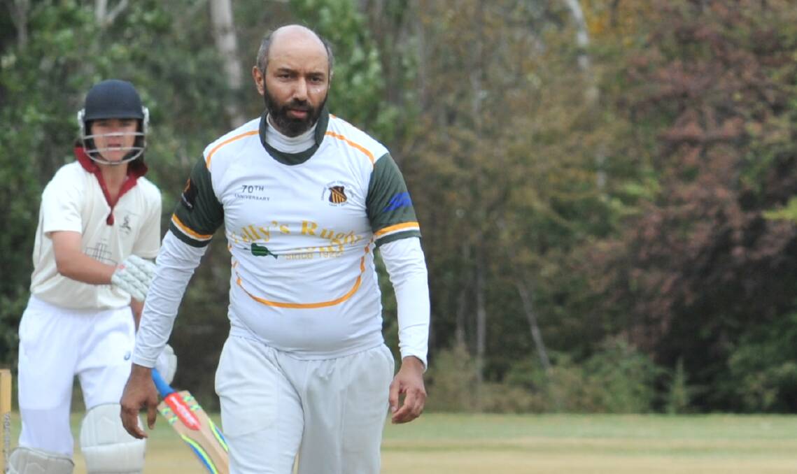 OUTSTANDING SHOWING: CYMS tweaker Al Dhatt snared 12 wickets for the match against Kinross, leading his side to an outright victory after losing first innings points. Photo: JUDE KEOGH