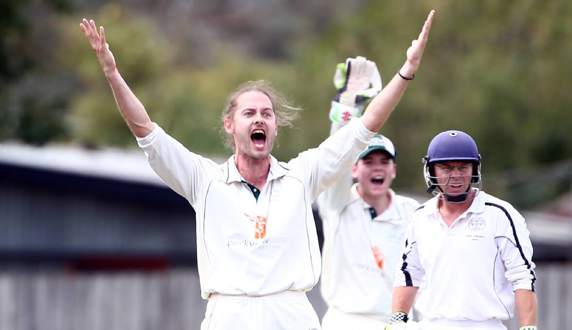 I'M BACK, BABY: Orange City skipper Craig Rogan has called on fierce seamer Tom Waters (pictured) this weekend, with his outfit missing a few regulars. Waters was named in seconds last week, but played the first half of the summer in first grade, taking eight wickets. Photo: ANDREW MURRAY