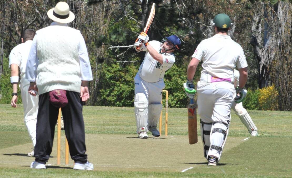 BAT MAN RETURNS: Dave Boundy (pictured) comes back into Orange City's side on Saturday, he'll be not out after replacing unbeaten batsman Tim Lowe. Photo: JUDE KEOGH