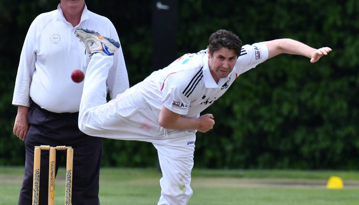 KEY FIGURE: Dan Sandford has been bowling superbly, without luck, for Centrals, and stand-in skipper Dean Turner once again pointed to him as a key with the ball against Orange City this weekend. Photo: JUDE KEOGH