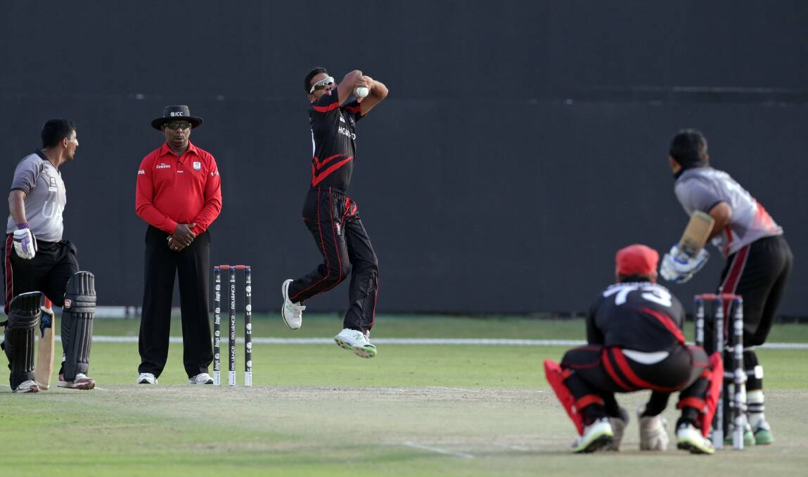 TWEAKERS: Hong Kong's leading ODI wicket-taker, Nadeem Ahmed, will try and put the Thunder players in a spin on Sunday. Photo: GETTY IMAGES