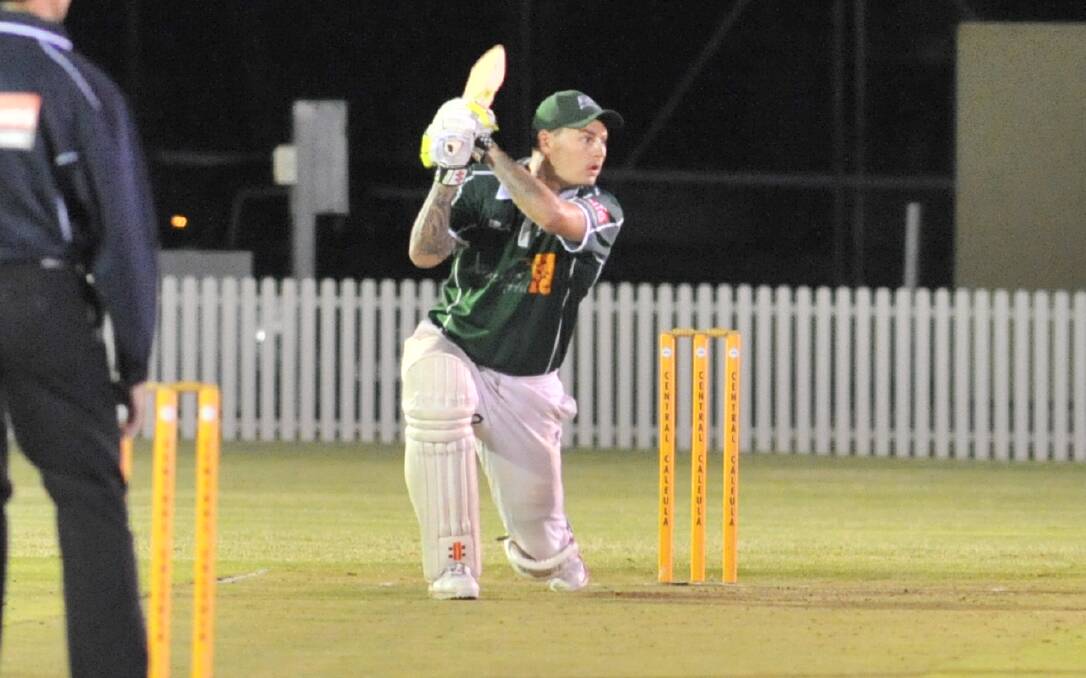 THE REAL MVP?: Ed Morrish is leading the ODCA's player of the year gong. Although he's bowled superbly, his exploits with bat in hand have played a big role too. Photo: JUDE KEOGH