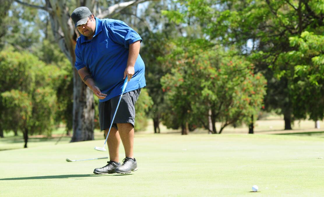 EARLY COMPETITOR: Dubbo's Errol Toomey shot 69 on the opening of the Wentworth Open, but fell off the pace a little bit on the second day. Photo: DAILY LIBERAL