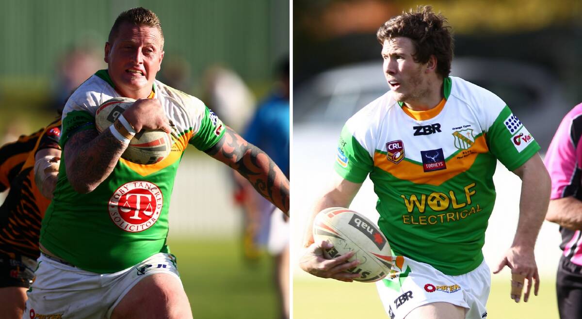 CASUALTY WARD: Chris Bamford and Tom Satterthwaite are expected to miss six and four weeks, respectively, with injury. Photos: PHIL BLATCH