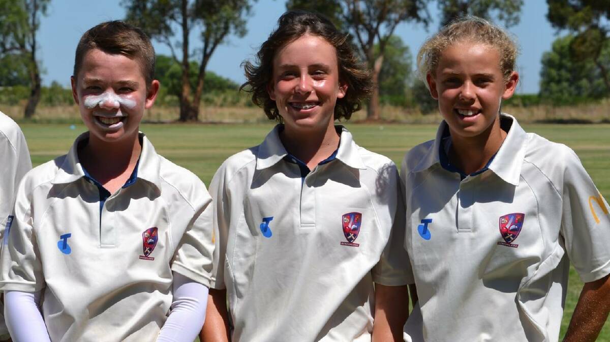 THREE OF THE BEST: Blake Weymouth, Hugh Middleton and Phoebe Litchfield will represent NSW Country at this week's State Challenge. Photo: CATHERINE LITCHFIELD