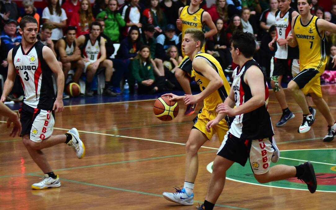 CRUCIAL: Kobe Mansell and his OHS
basketball side's clash with Dubbo
will be pivotal. Photo: BELINDA SOOLE