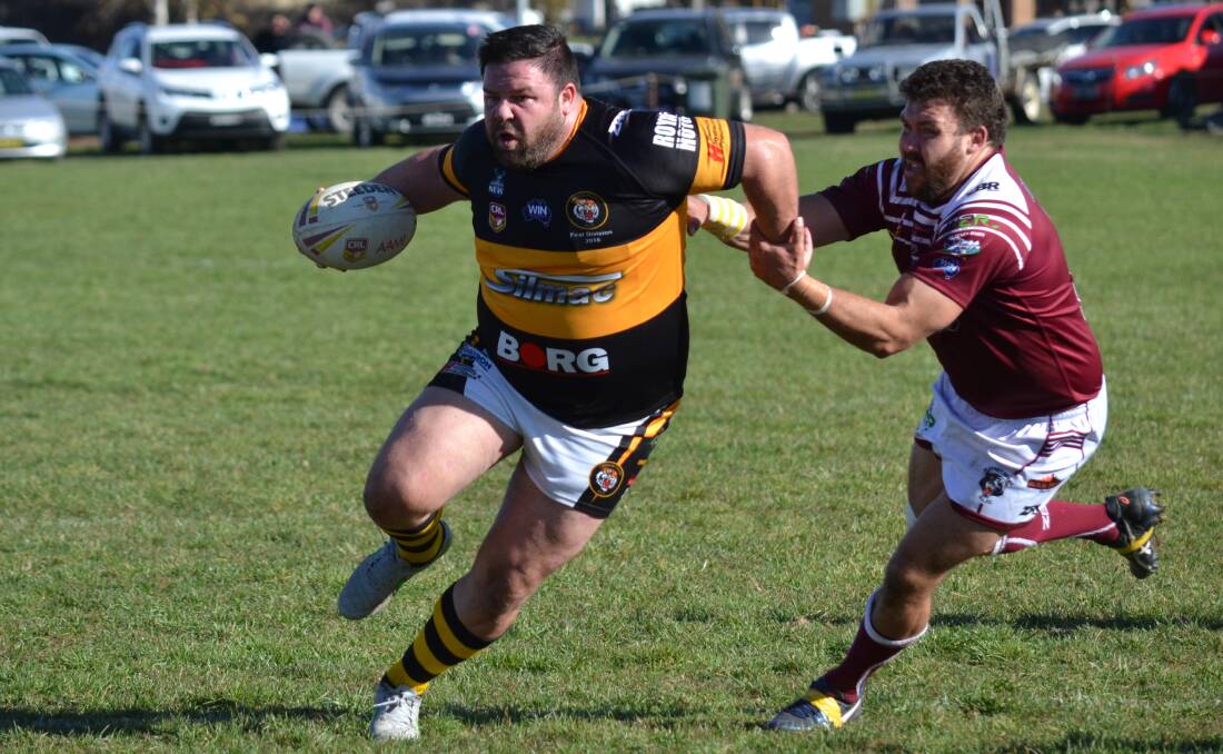 DISILLUSIONED: Oberon prop George Rose has suggested he'll leave Group 10 after the 2016 season. Photo: ALEXANDER GRANT 052216sgoberon1