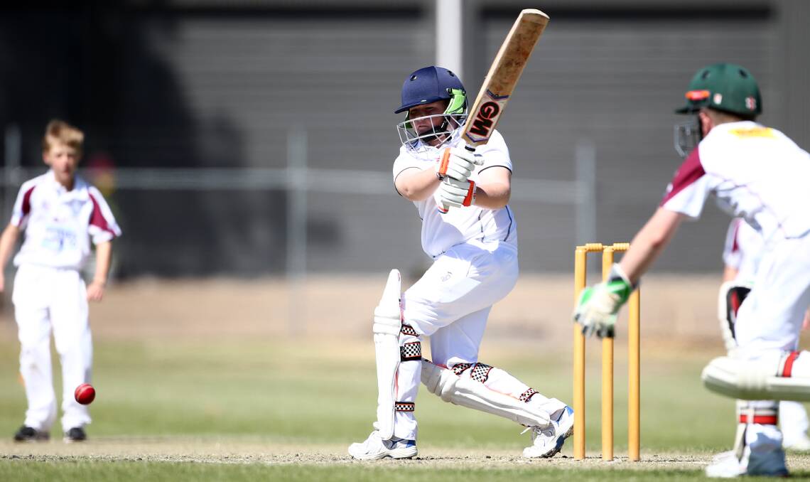GUN BAT: Matt McKenna top scored for Orange in last week's under-12 loss to Mudgee. He'll look to score well again in Sunday's final round against the Blue Mountains. Photo: ANDREW MURRAY